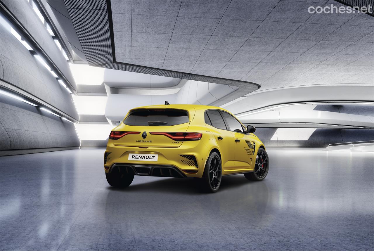 El Renault Mégane R.S. Ultime rinde homenaje a los 20 años del nacimiento de la saga R.S. en Renault.