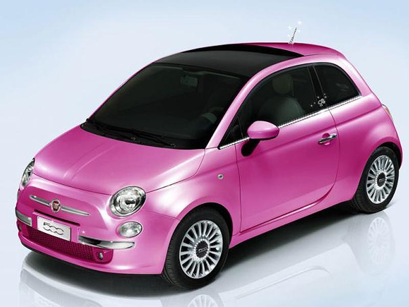 Muñeca Barbie y coche Fiat 500