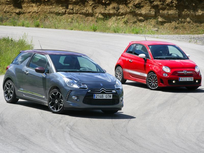 Comparativo 500 Abarth 1.4 16V T-Jet vs. Citroen DS3 THP 150