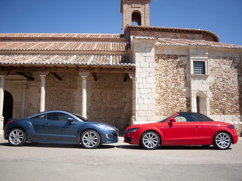 Peugeot RCZ 1.6 THP vs. Audi TT 1.8 TFSI 