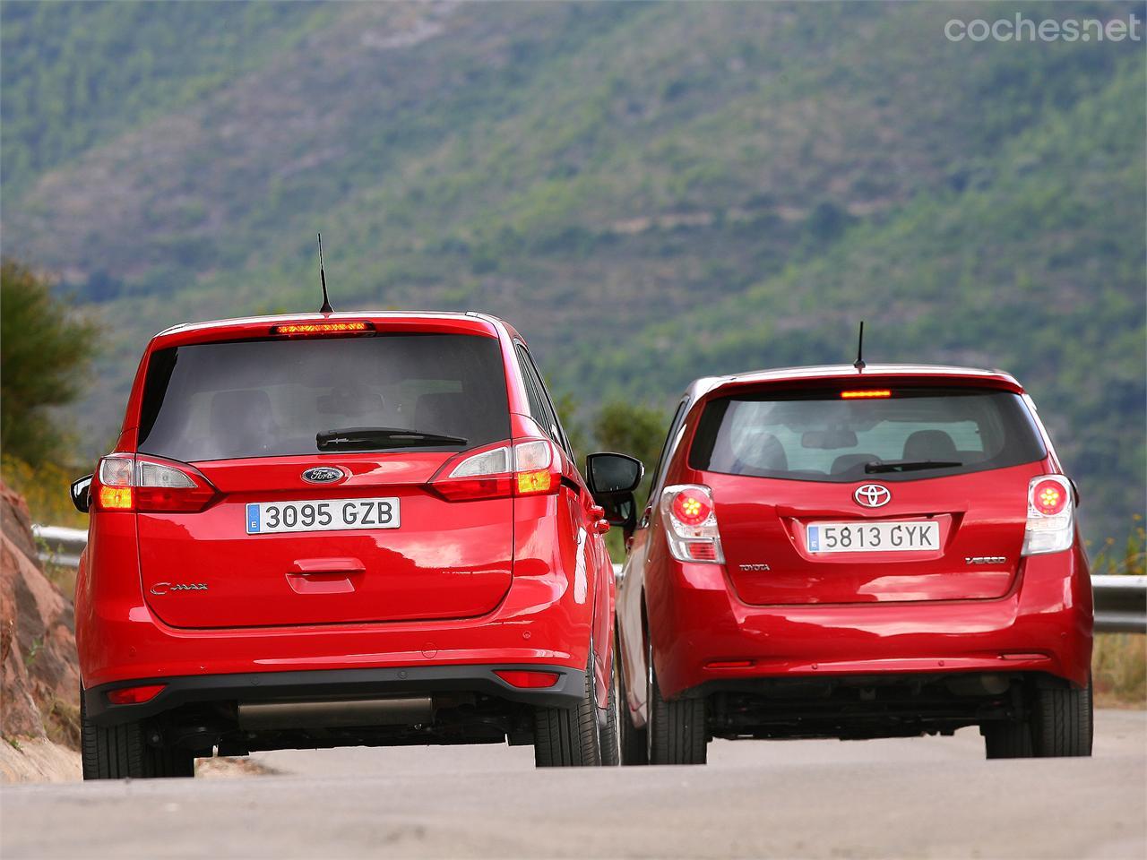 Comparativa Ford Grand C-Max 2.0 TDCI vs. Toyota Verso 2.2 D-4D