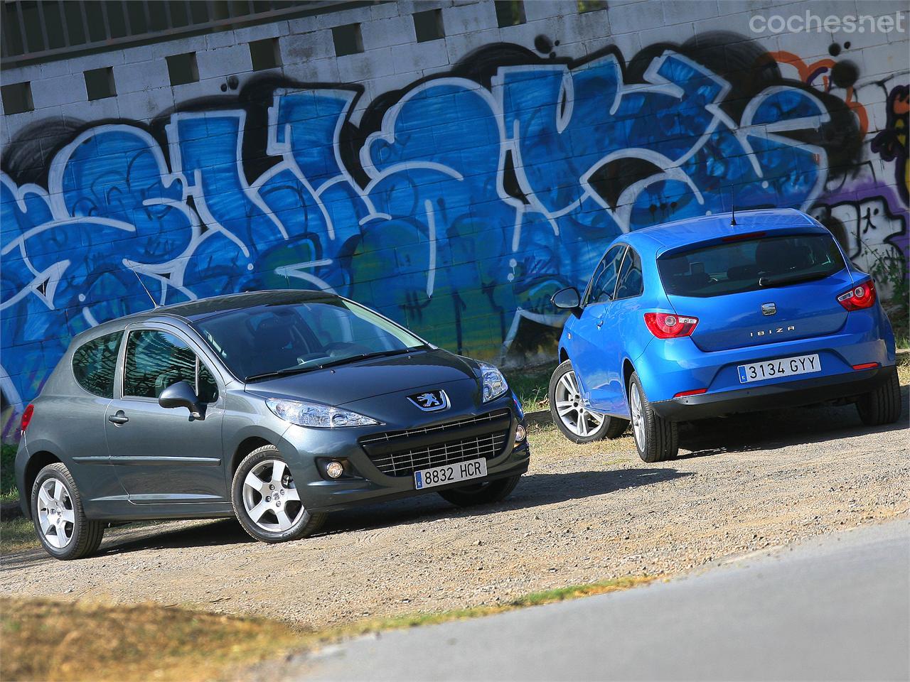 Peugeot 207 1.6 HDI contra Seat Ibiza SC 1.6 TDI