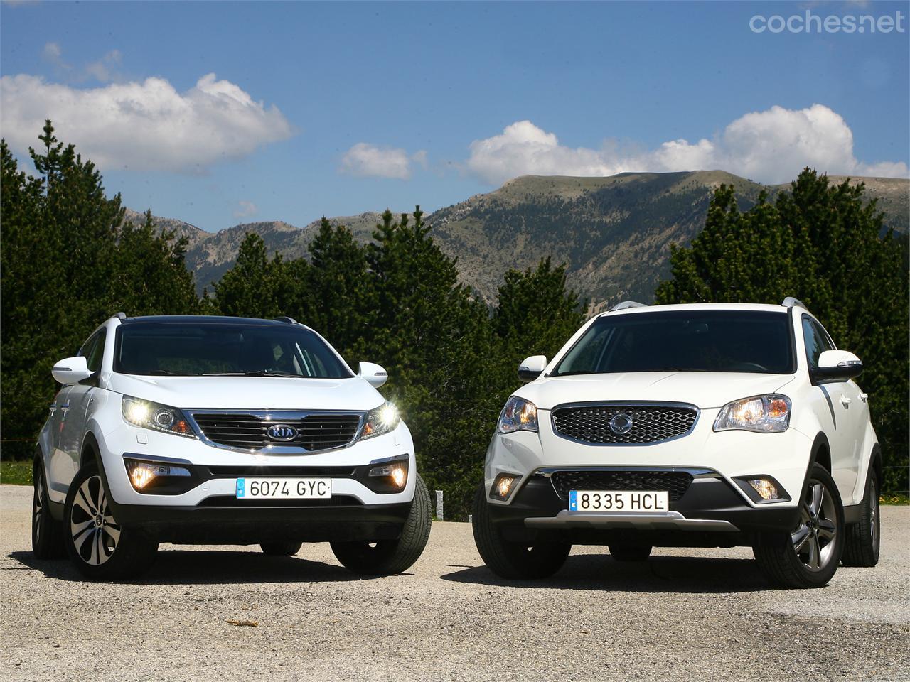 Kia Sportage 2.0 CRDI vs. SsangYong Korando D20T