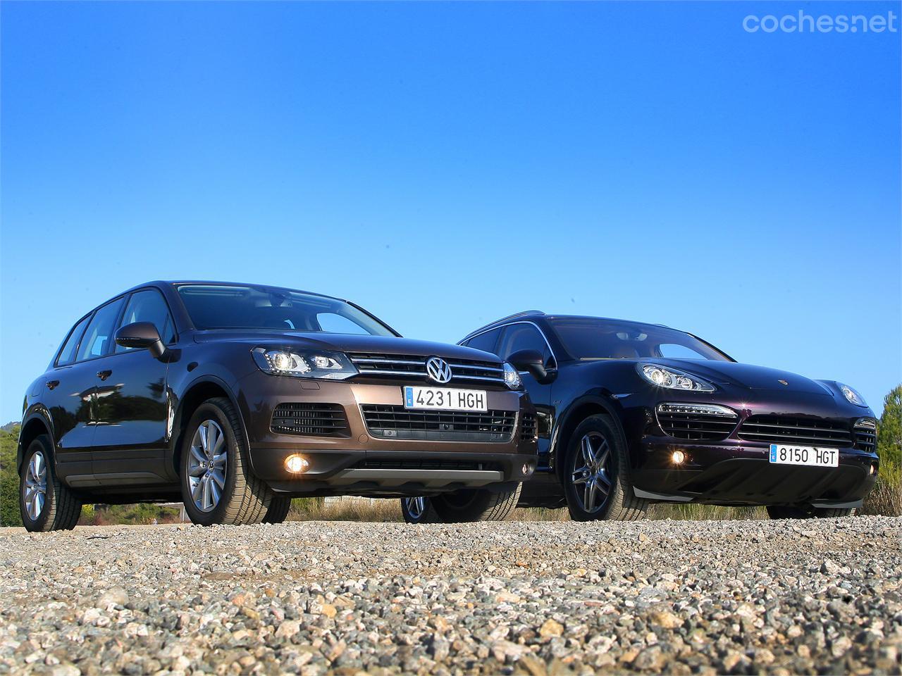 Porsche Cayenne Diésel contra Volkswagen Touareg Bluemotion