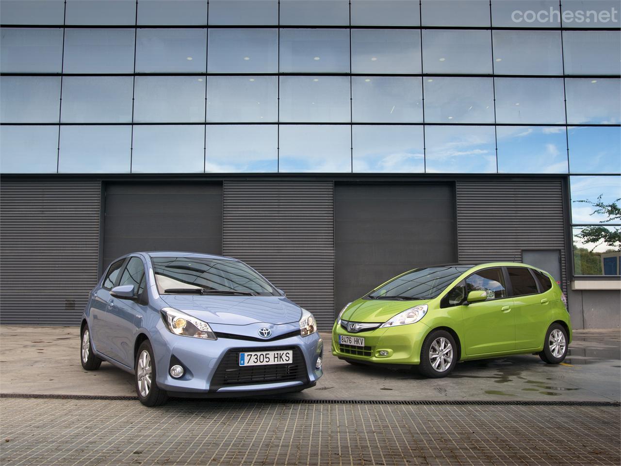 Yaris hybrid deals vs honda jazz