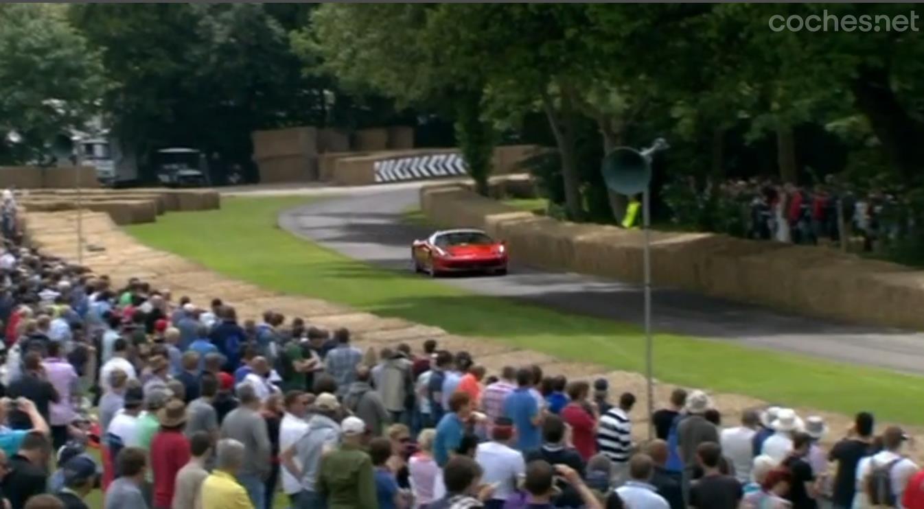 Ferrari 458 Spider en Goodwood: Festival de velocidad