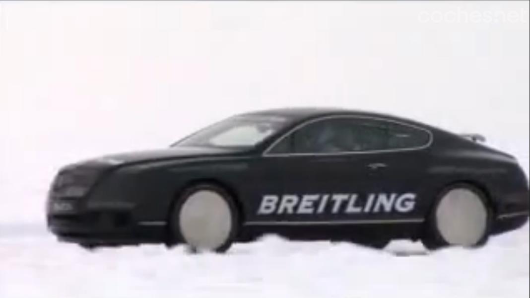 Record sobre hielo de Juha Kankkunen: Un Bentley sobre la pista de hielo