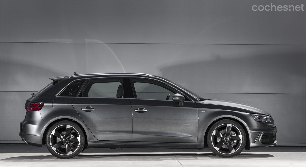 El kit S-Line es capaz de obrar maravillas. En imagen vemos un "simple" A3 Sportback animado por un 1.4 TFSI de 122 CV. Seguro que más de uno había pensado que era un S3 Sportback.