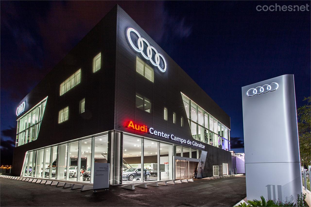 El concesionario Audi Terminal Campo de Gibraltar es uno de los más grandes de España con 9.000 metros cuadrados de superficie, tiene una zona de exposición para 20 modelos.