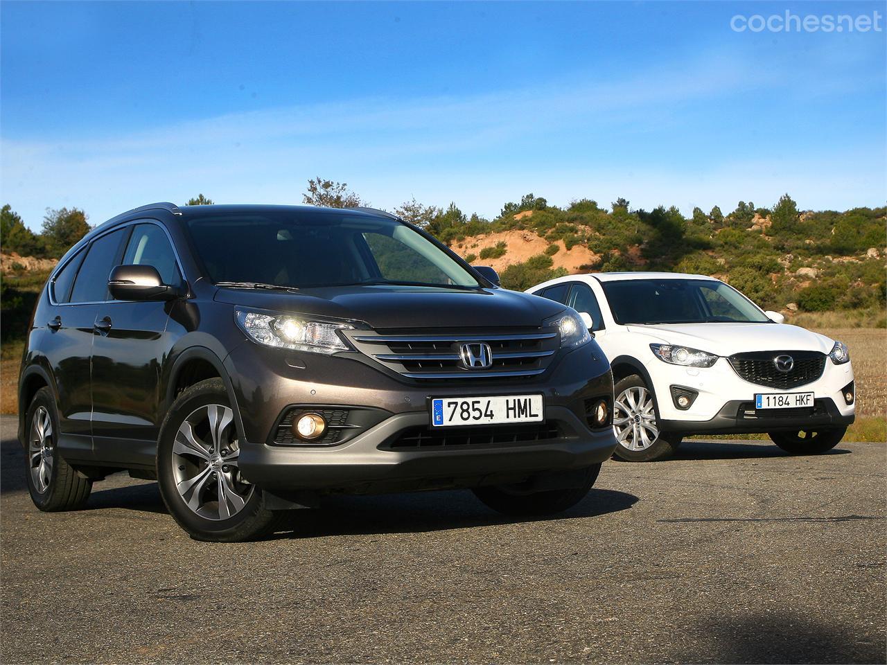 Honda CR-V 2.2 I-DTEC 4WD contra Mazda CX-5 2.2 D 4WD