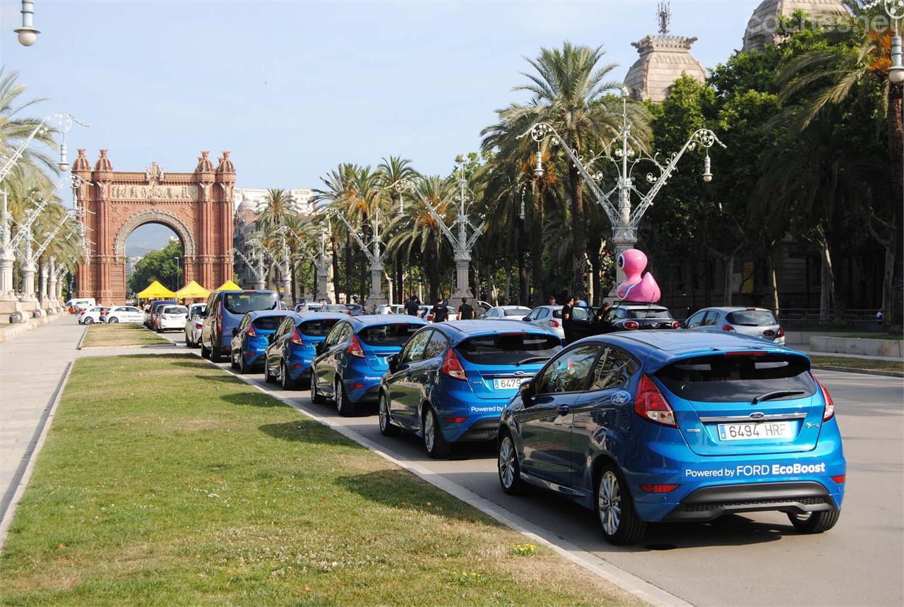 La presencia de las marcas creció este año. Ford se presentó con cinco Fiesta Ecoboost muy competitivos.