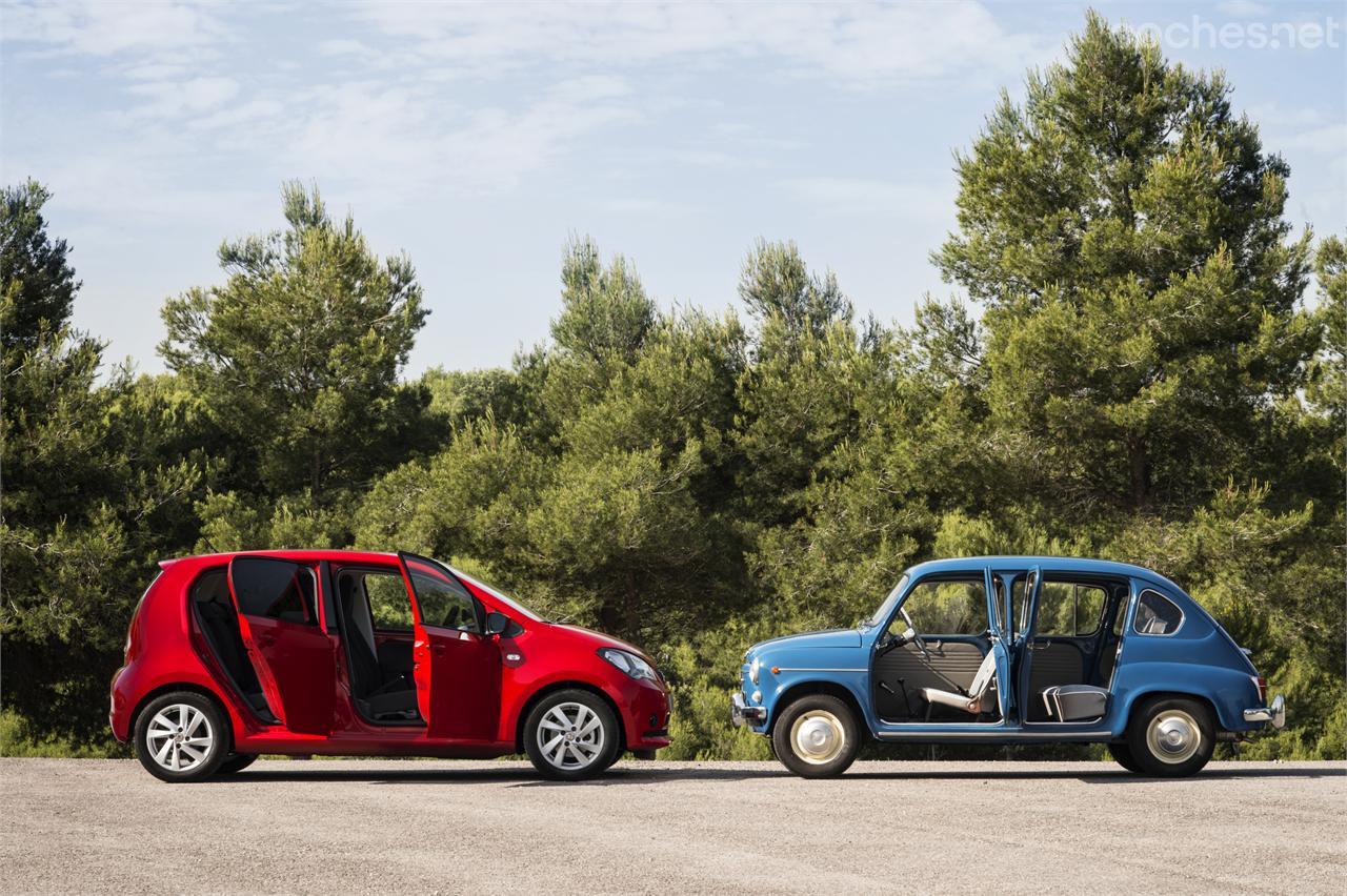 SEAT 600 vs SEAT Mii electric: evolución de la movilidad asequible