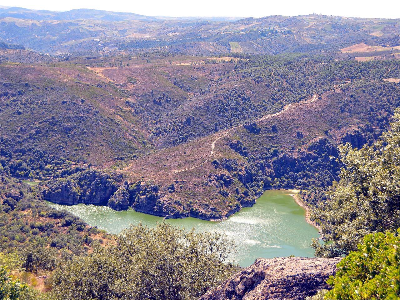 Vista de Los Arribes desde el Mirador de las Escaleras.