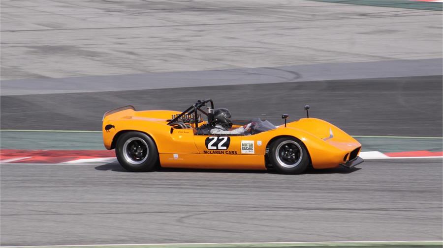 Uno de los McLaren más atractivos que estuvieron presentes en el Espíritu de Montjuïc fue este sport prototipo M1B. Foto: Gerard Farré