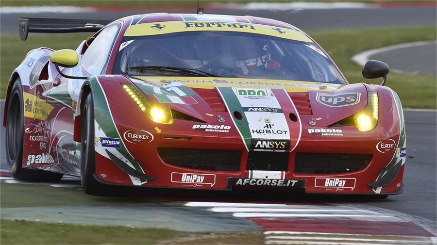 El equipo AF Corse de la categoría LMGTE es pseudo-oficial Ferrari. Lo que Manthey Racing a Porsche o Team Schnitzer a BMW en otros campeonatos.