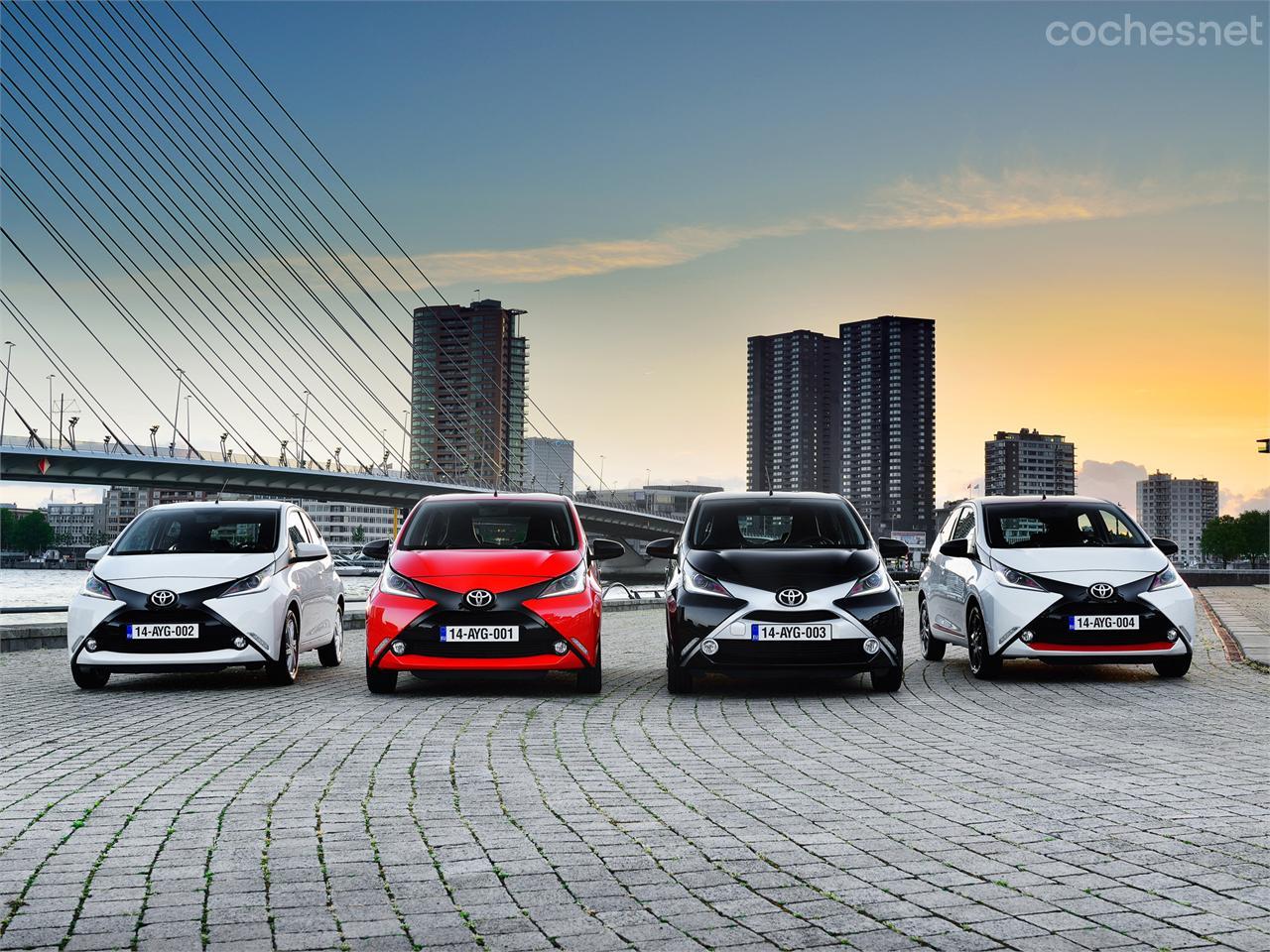 El frontal en X marca totalmente la personalidad del nuevo Aygo