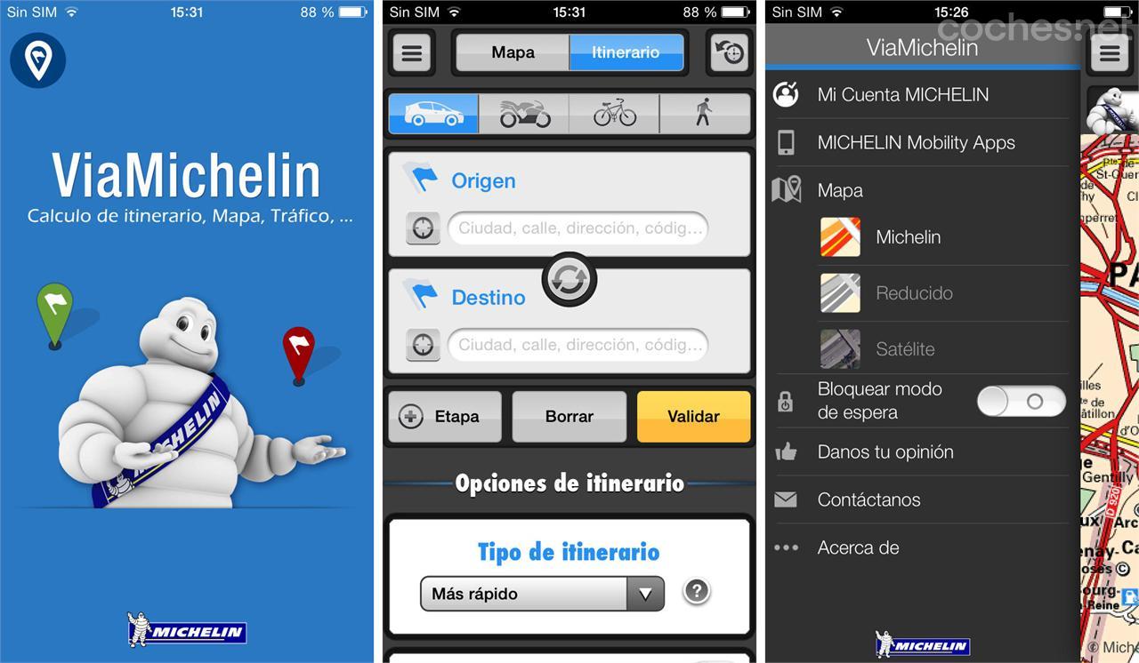 Viaja con Michelin Mobility Apps