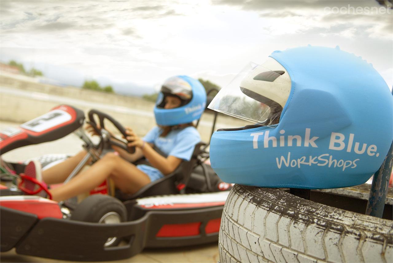 La parte más divertida para los alumnos es la aplicación de lo aprendido respecto a la conducción ecológica en la pista de karting.