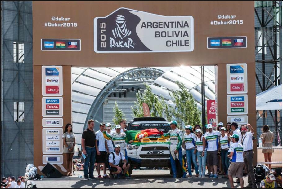 Carlos Sousa ha sido el mejor de la formación Mitsubishi Brasil. El veterano portugués ha llevado a su ASX hasta la octava plaza final.