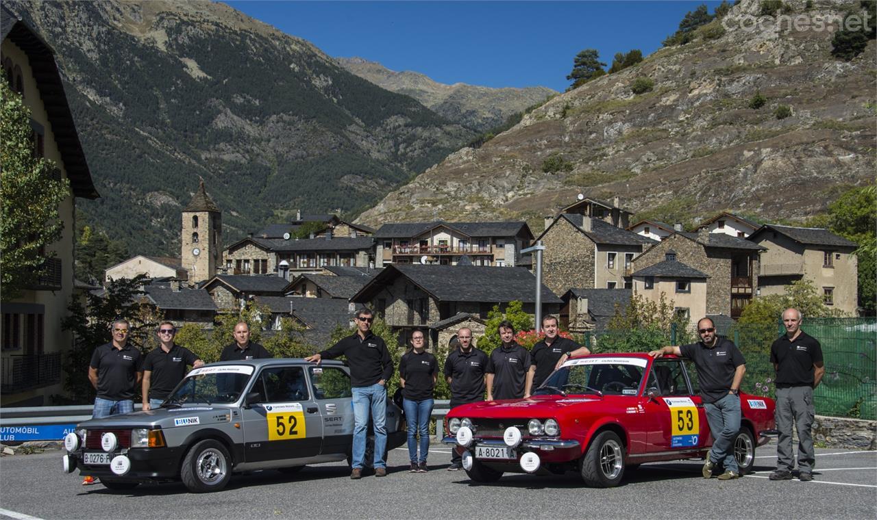 Rally Classic Andorra en un Seat 124 Sport