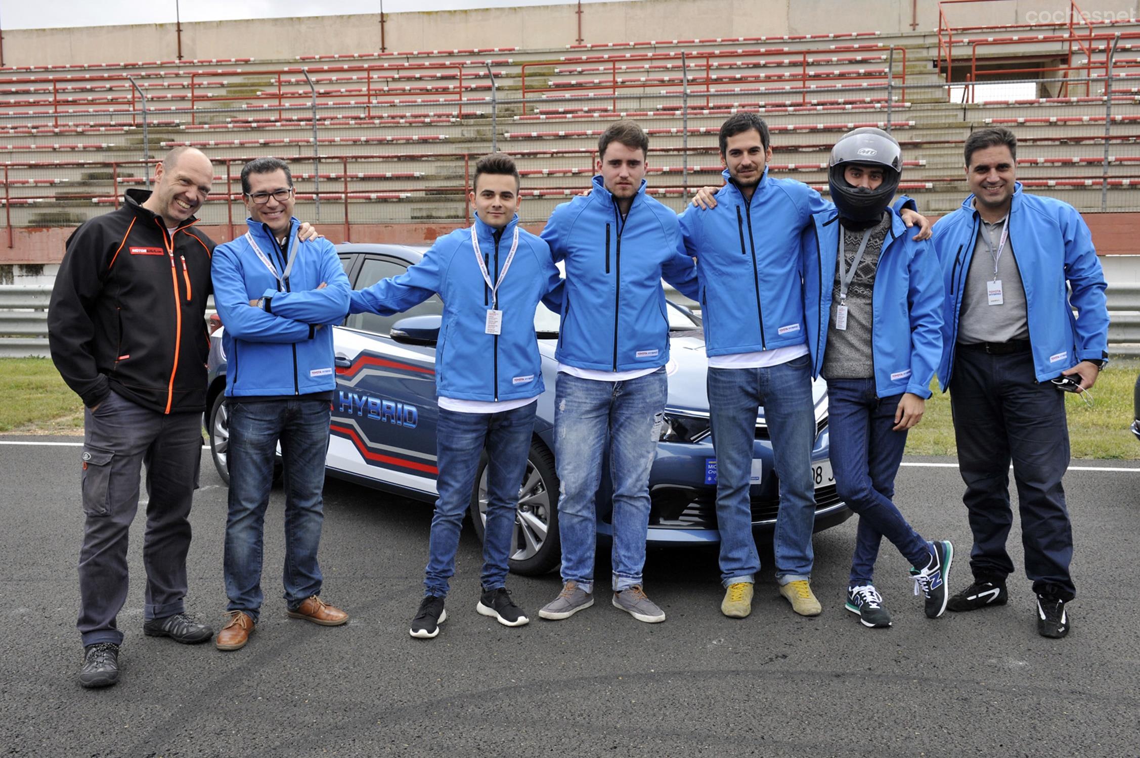 Nuestro equipo, el 3, de izquierda a derecha: David Ayala, Vicente Montoro, Samuel Saco, Mario Cortijo, Néstor Abarca, Daniel Valdivieso y Carlos Díaz.