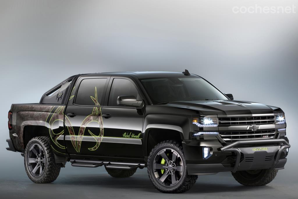 El Chevrolet Silverado Realtree Bone Collector se inspira en el mundo de la caza. 