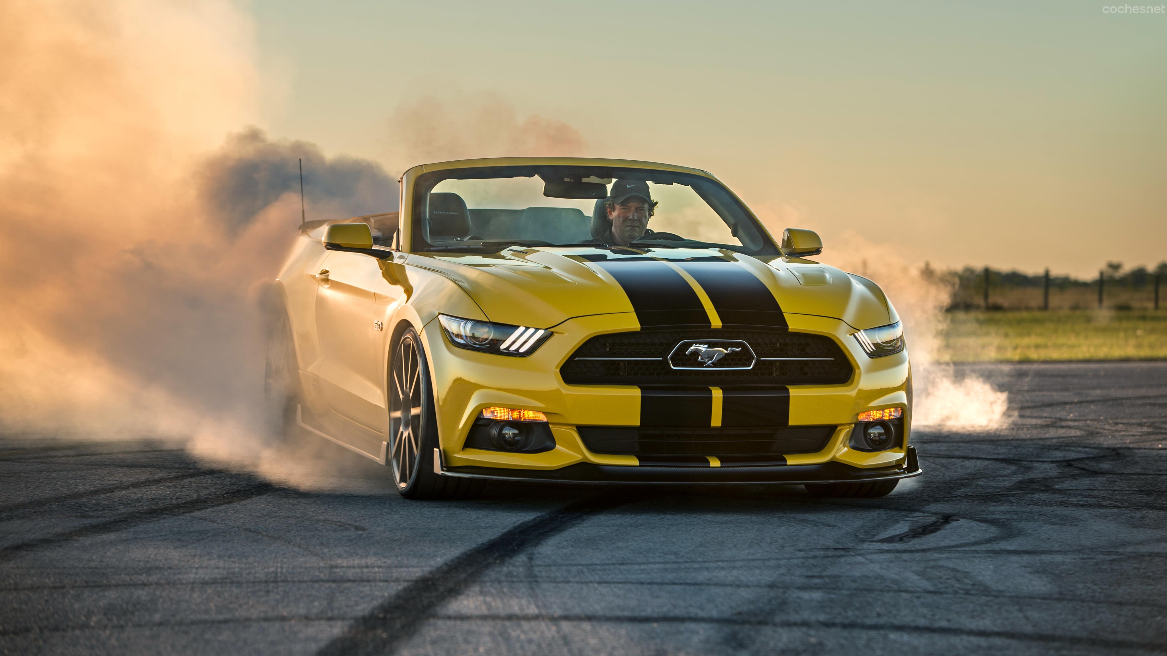 La búsqueda de la mayor potencia es una constante en las preparaciones. El Ford Mustang GT HPE 700 Supercharged desarrollado por Hennessey eroga 727 CV. 