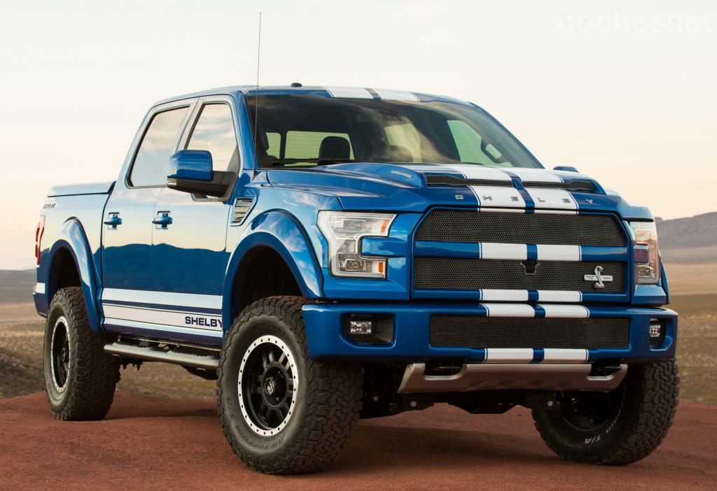 Shelby fabricará 500 unidades de este F-150 con motor V8 y 700 CV. 