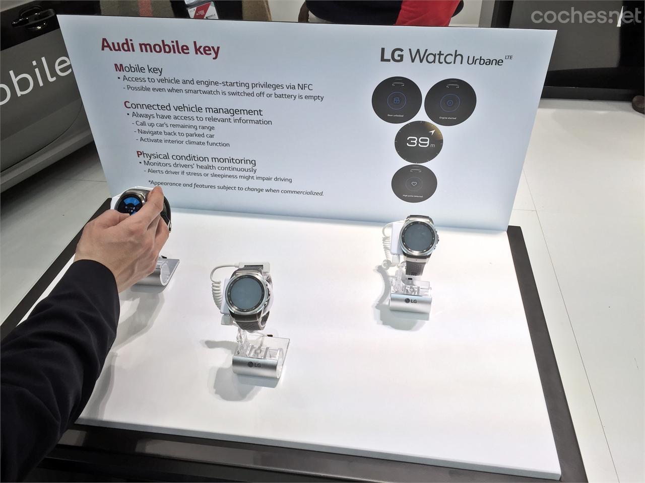 El "reloj inteligente" LG Watch Urbane puede arrancar nuestro Audi sin llaves.