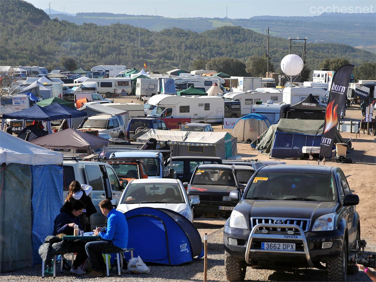 La zona de acampada ofrecía un estupendo aspecto