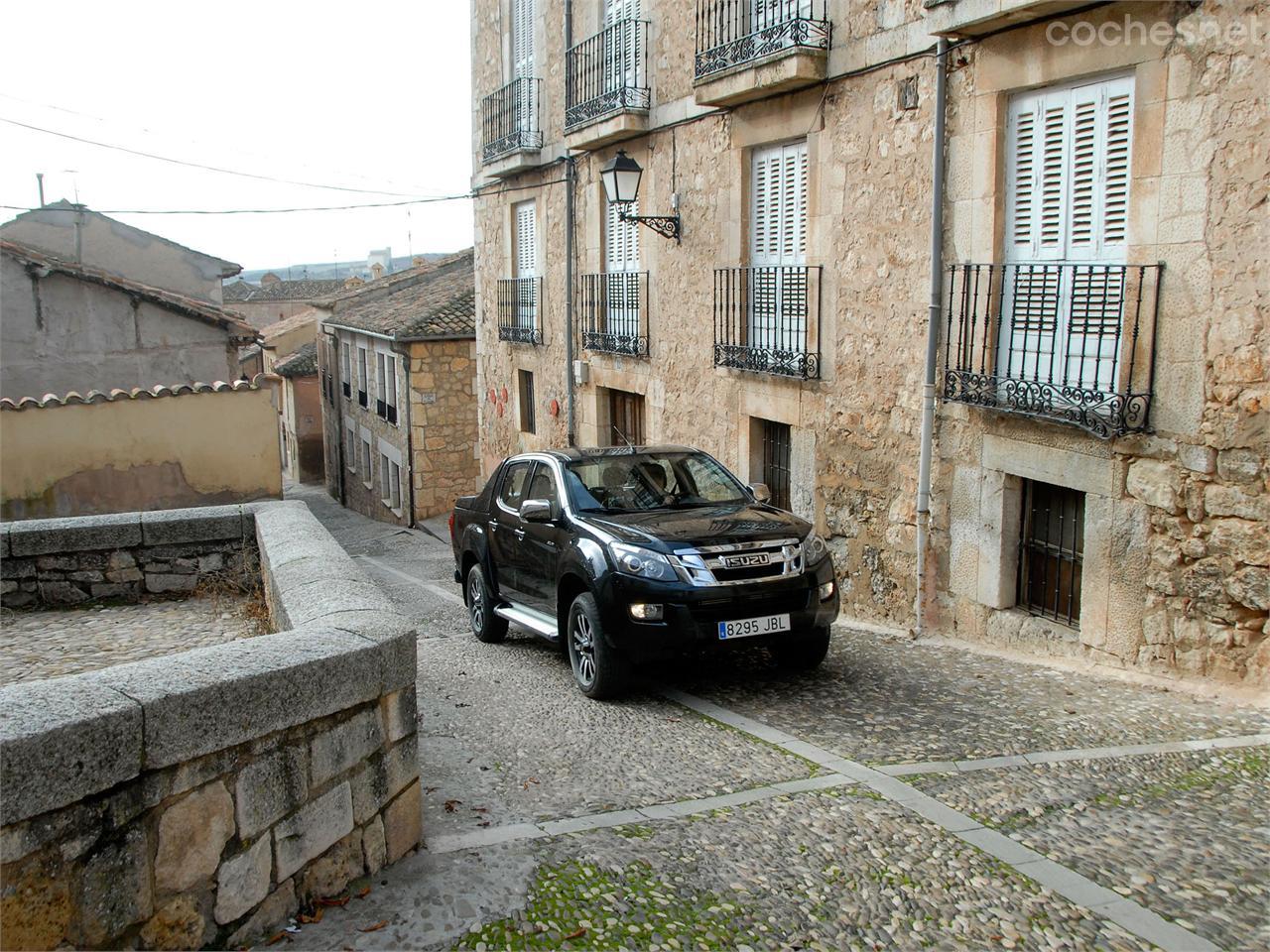 Recorriendo el casco antiguo de Lerma.