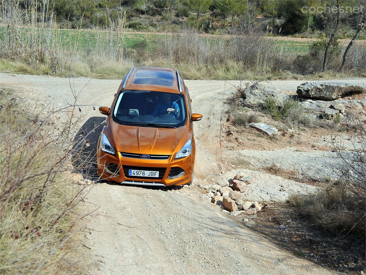 Los centímetros de altura del Kuga vinieron muy bien en algunas situaciones.