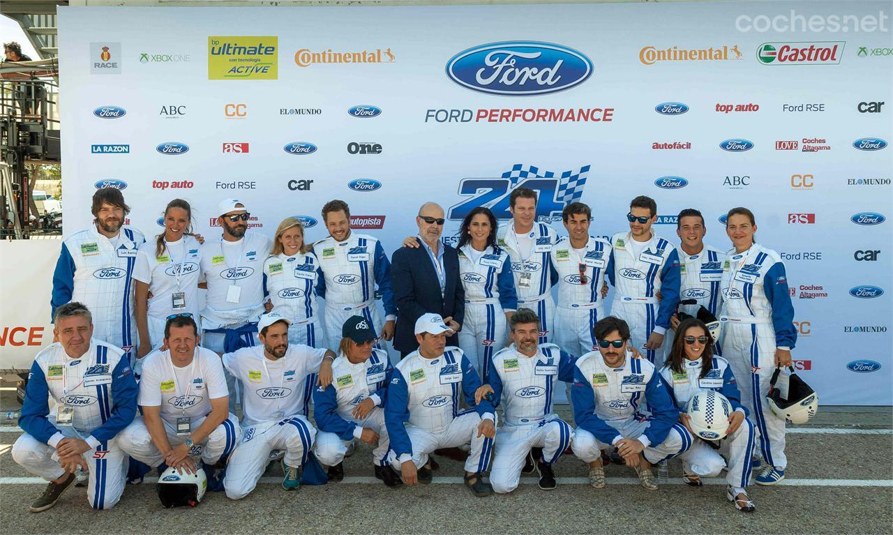 Los embajadores de las ONG en esta edición. Algunos se quedaron hasta el final de la carrera e hicieron más de un turno al volante.