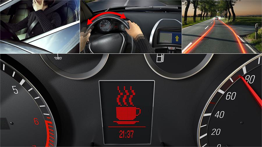 El sistema de detección de fatiga de Bosch analiza el comportamiento del conductor al volante.