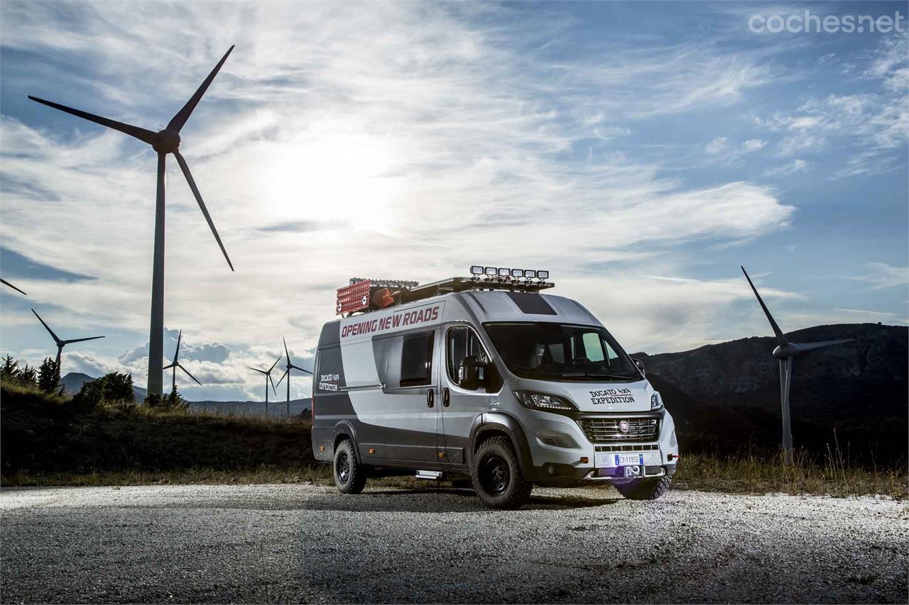 El Fiat Ducato 4x4 Expedition equipa un motor de 2.3 centímetros cúbicos y 150 CV