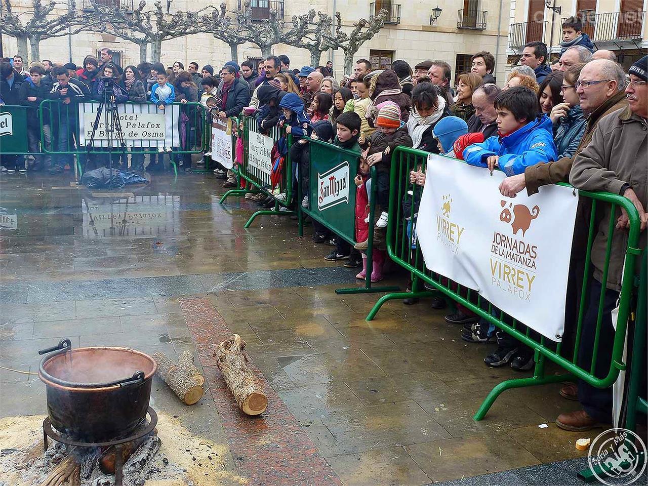 Las Jornadas Rito-Gastronómicas de la Matanza son muy populares en El Burgo de Osma