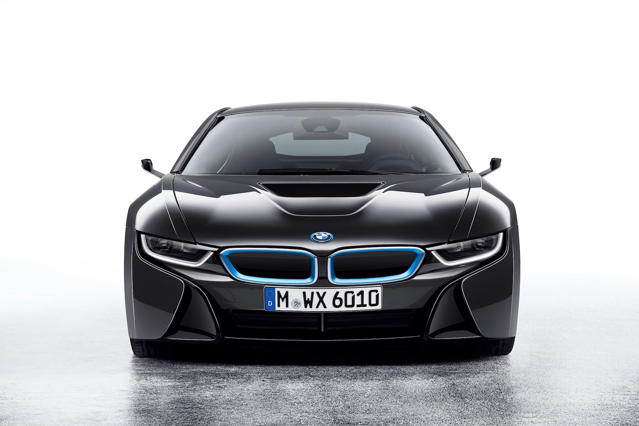 Un BMW i8 sin espejos, porque en el futuro sólo habrá videocámaras.