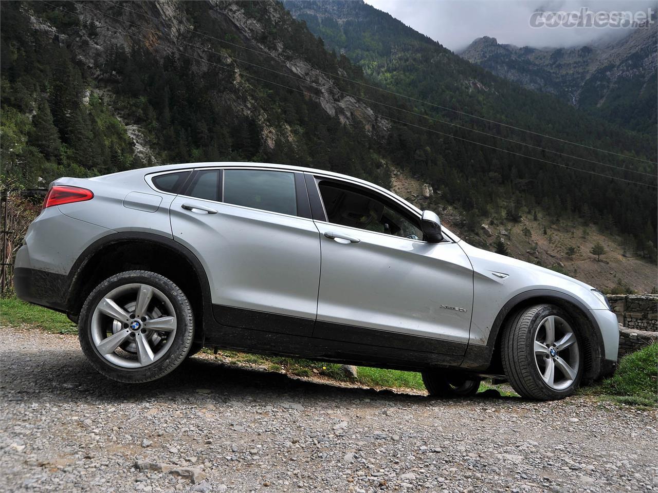 El BMW X4 se comportó perfectamente en las pocas ocasiones en que "le buscamos las cosquillas"