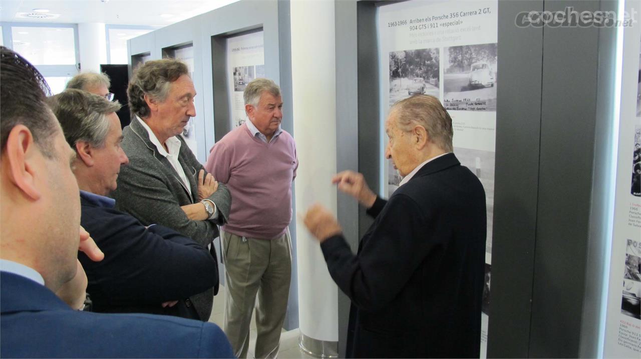 Juan Ferández durante la visita a su museo, ubicado en las instalaciones que Superwagen tiene en la localidad barcelonesa de Sant Cugat del Vallés.