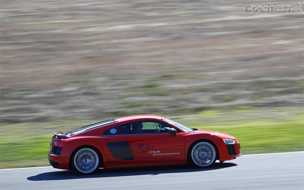 El Audi Sportscar Driving Experience es una buena oportunidad para conocer las sensaciones que aporta en circuito un Audi R8 V10 Plus. 