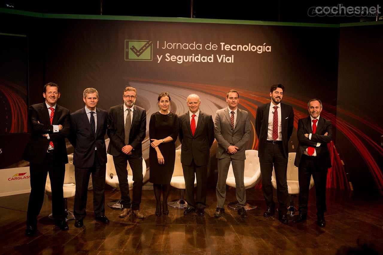 Algunos de los ponentes de la I Jornada sobre Tecnología y Seguridad Vial celebrada en Madrid.