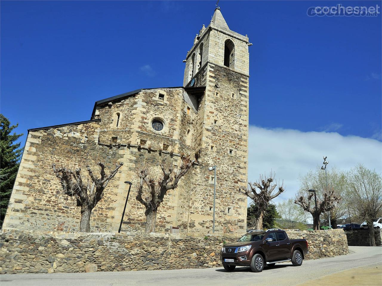 Junto a la Iglesia de Nuestra Señora de los Ángeles, antes de salir de Llívia