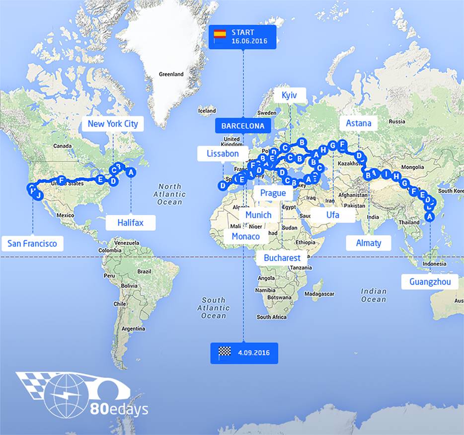 El recorrido no plantea dificultades a su paso por Europa y EE.UU, pero sí en Asia y Rusia, donde no existen tanta infraestructura de carga.