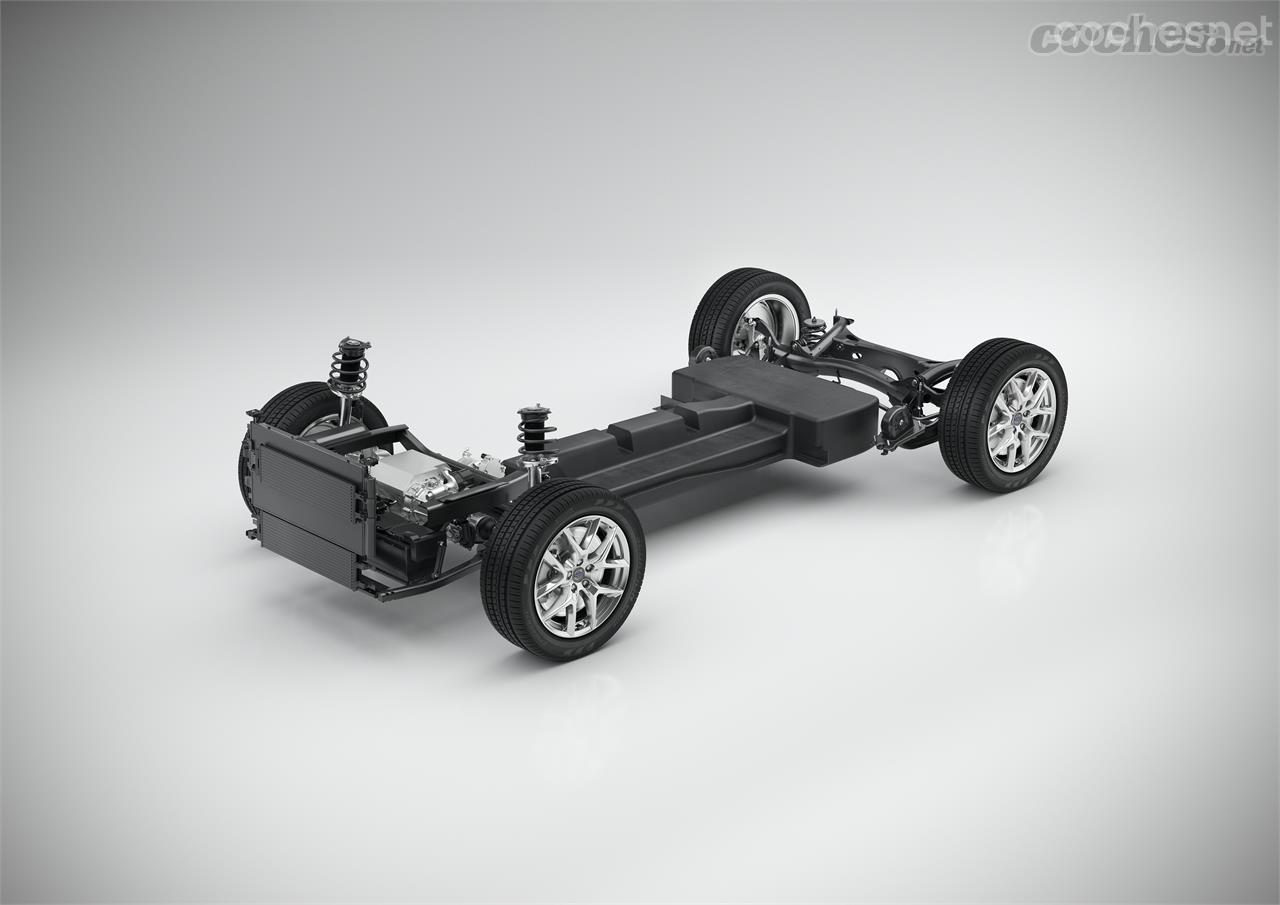 La nueva gama de compactos de Volvo está basada en esta nueva plataforma de Arquitectura Modular Compacta (CMA).