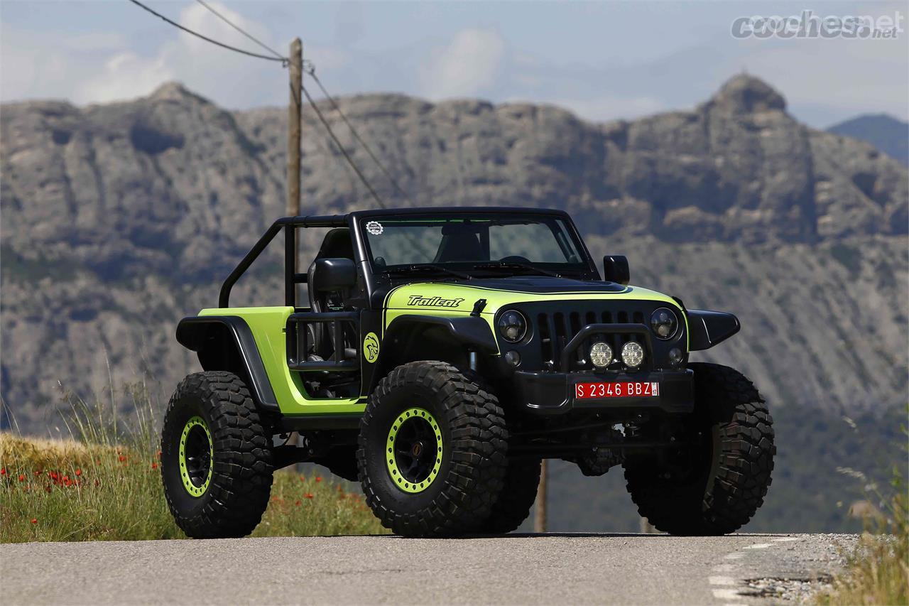 El Jeep Trailcat Concept monta un motor 6.2 Supercharger HEMI Hellcat V8 con 707 CV.