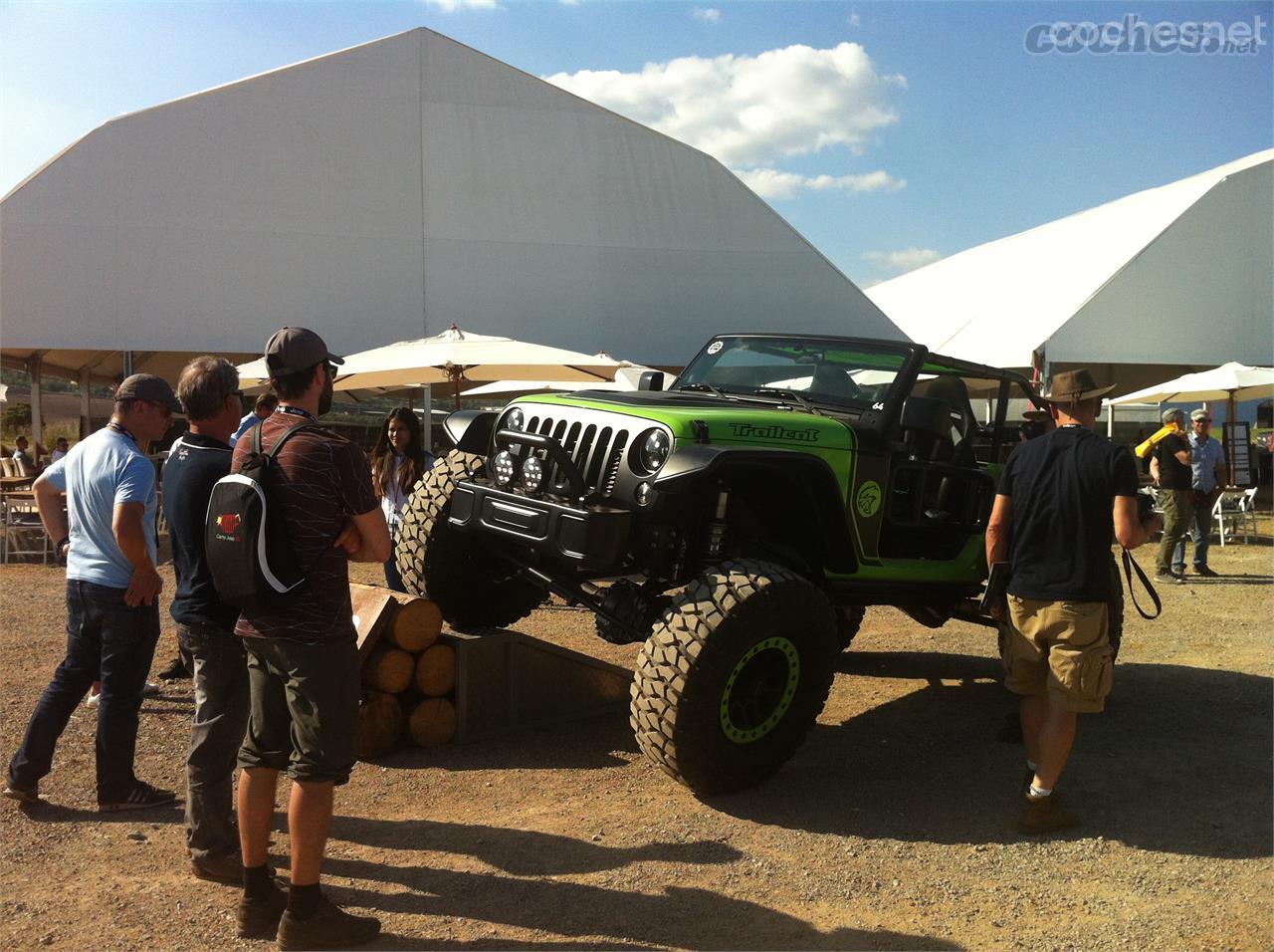 El Jeep Trailcat Concept fue uno de los vehículos expuestos en la Jeep Camp 2016. Creó mucha expectación. 