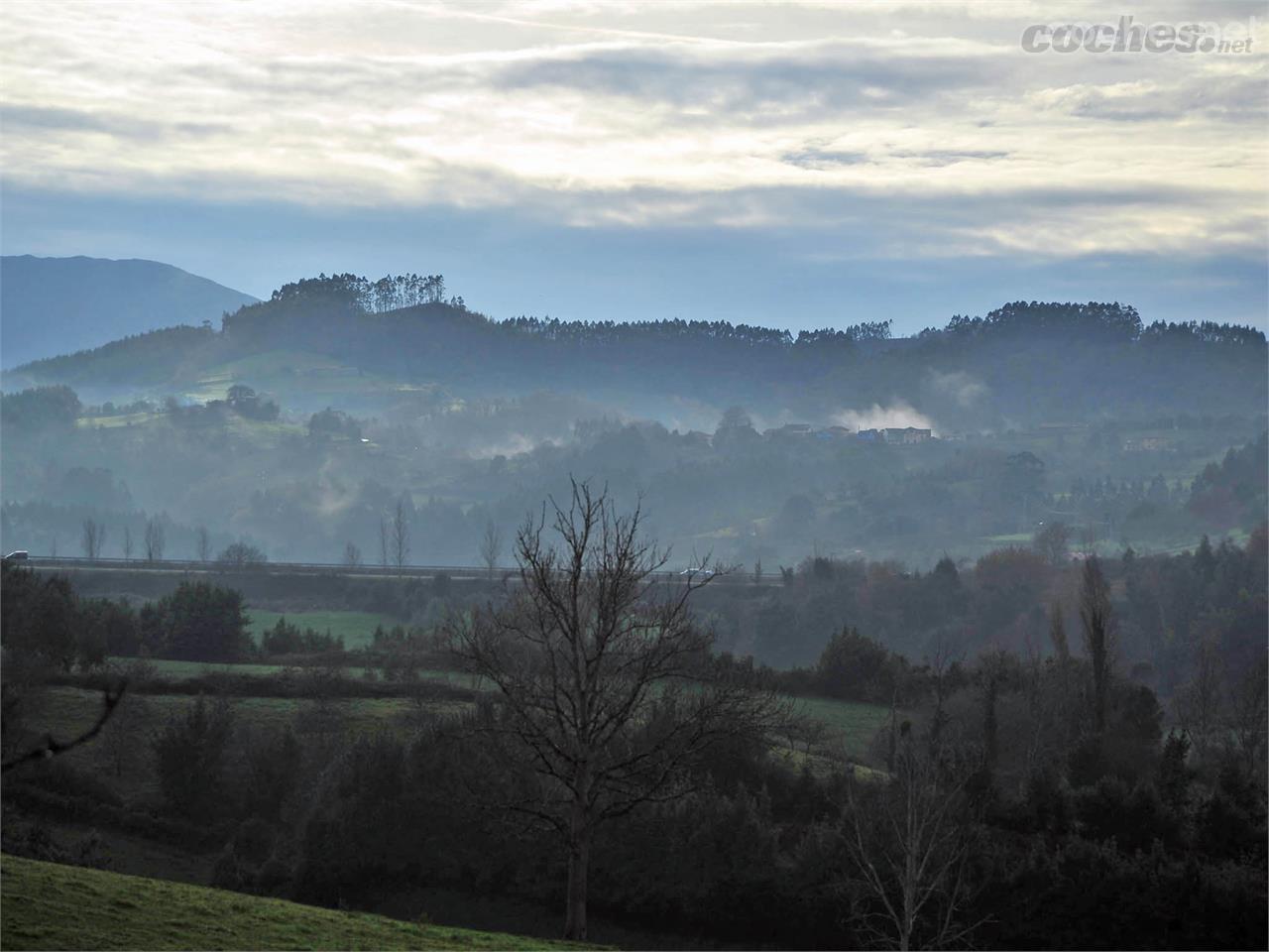 El verde, la neblina ofrecen continuamente paisajes bucólicos