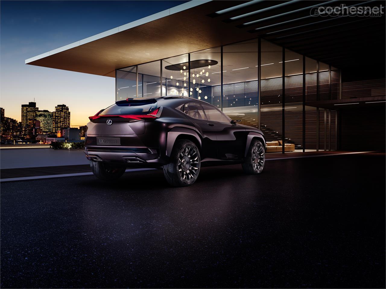 El Lexus UX Concept muestra la visión de Lexus sobre cómo deben ser los SUV's compactos del futuro. 