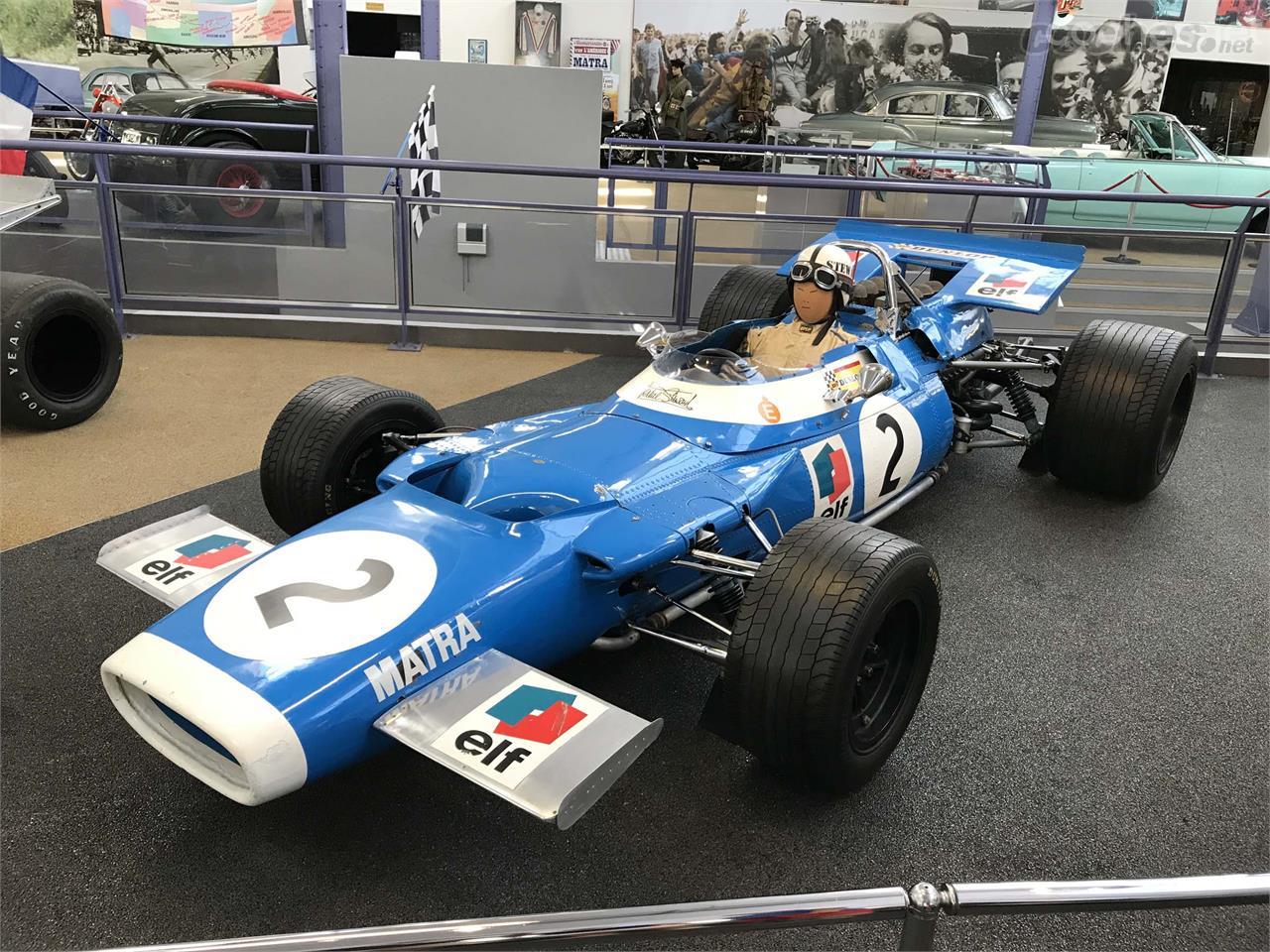 El piloto escocés Sir Jackie Stewart ganó seis GGPP y el título de pilotos de F1 en la temporada 1969 con este MS80 con motor Ford Cosworth V8.