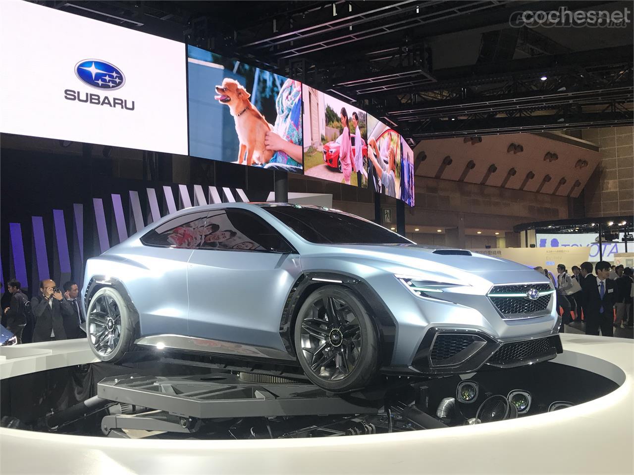 Subaru presentó en Tokio el Viziv Concept, una berlina deportiva de feroz aspecto de la que se sacarán ideas de cara a la futura generación de modelos de la marca.